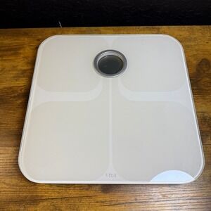 Fitbit Aria Wi-Fi Smart Bathroom Gym‎ Workout Fitness Scale White FB201W